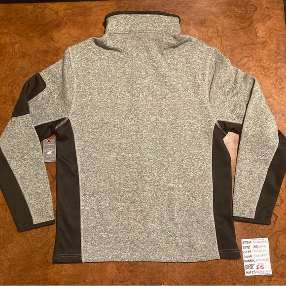 Polo Club 1/4 Zip Pull Over - Picture 2 of 2